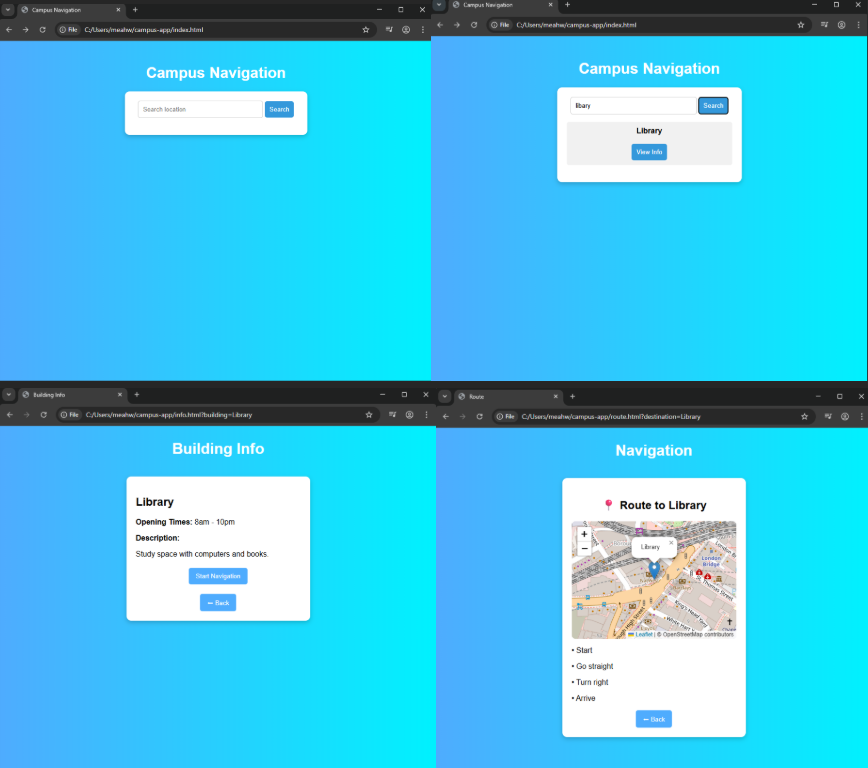 Campus Navigation App