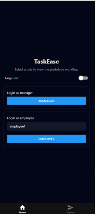 TaskEase Home